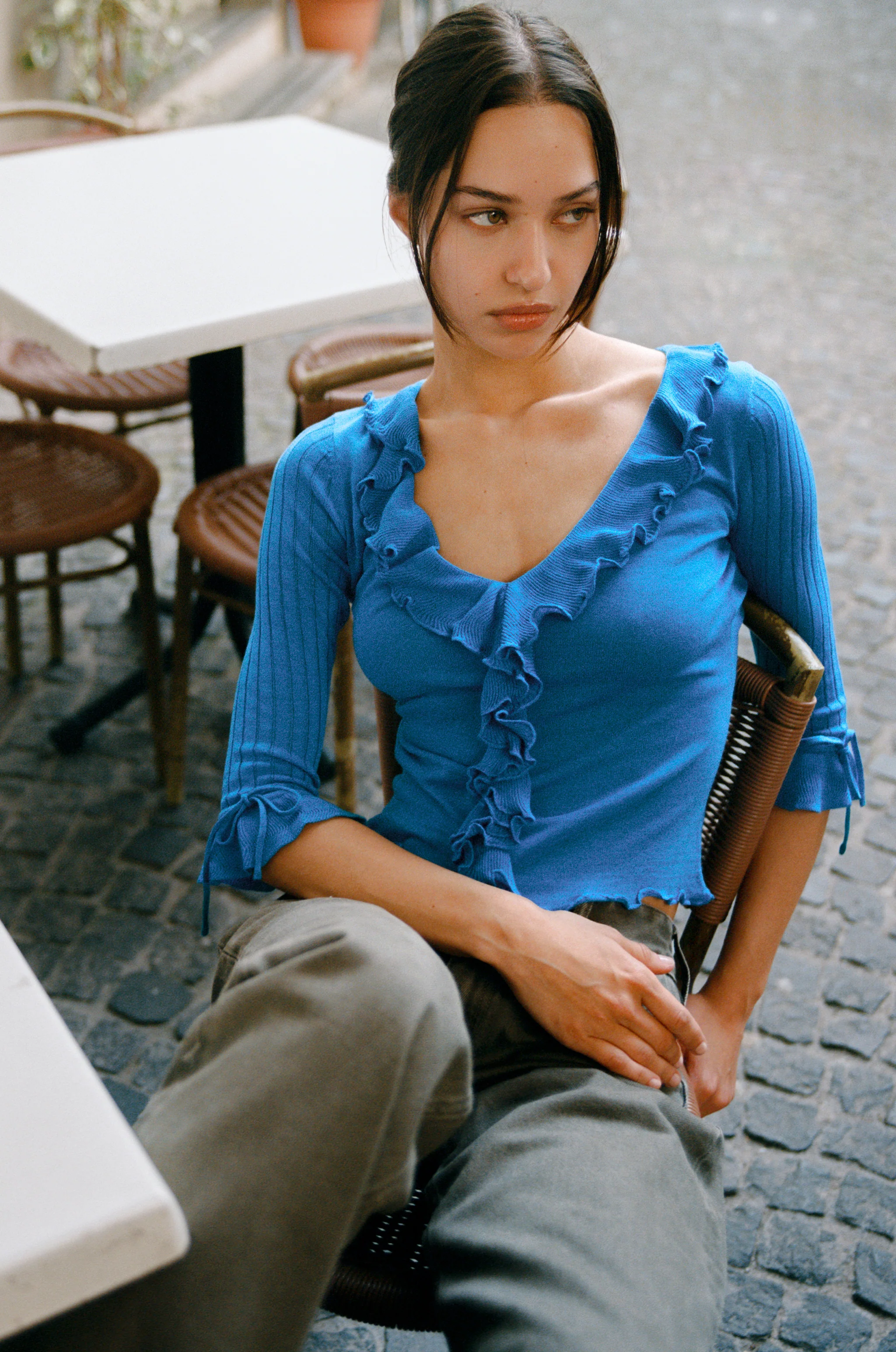 Emily Top | Blue - Image 2