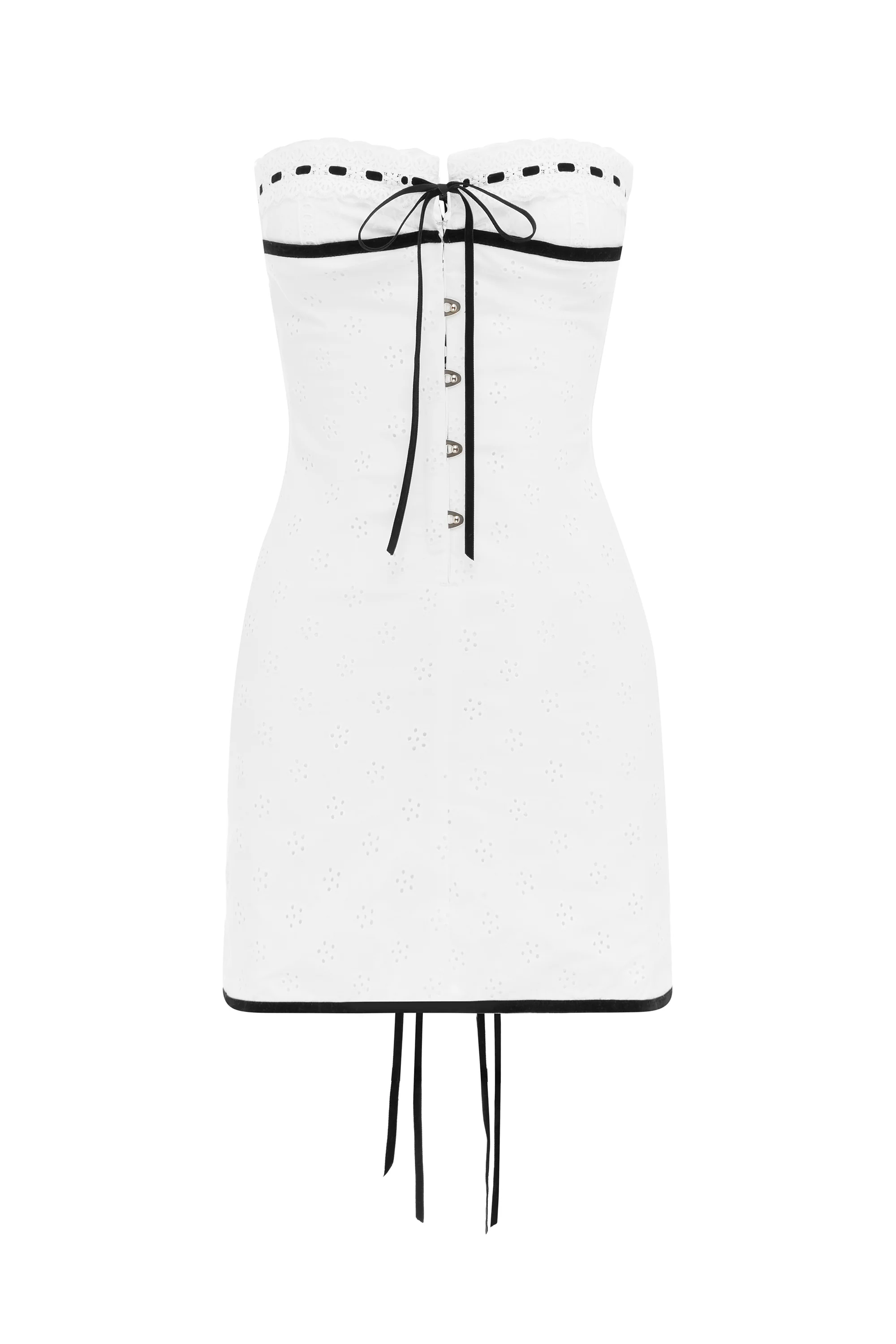 Sabrin Dress | White Embroidery - Image 9